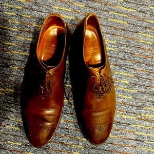 Allen Edmonds brown oxfords for men size 10
